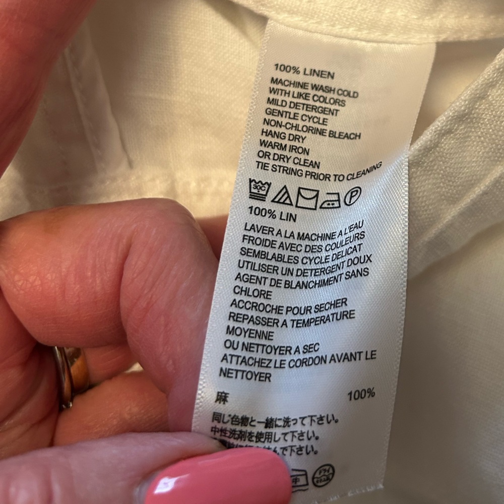 Tommy Bahama White Linen Pants - Picture 7 of 7